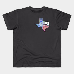 Texas State Symbols Kids T-Shirt